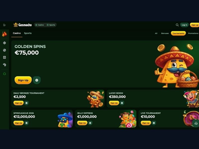 Casinacho Casino (Nacho Casino) mobil: Cashback-Monitoring, Spinola Liga 2026 und Originals auf dem Smartphone für Deutschland
